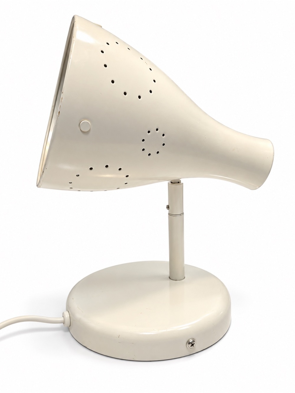 vintage IKEA SNÖIG desk and wall lamp